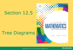 Section 12.5 Tree Diagrams