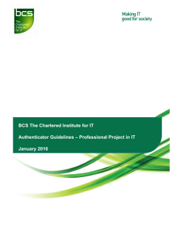 Guidance notes for authenticators including P2 - BCS