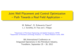 Joint Well Placement and Control Optimization