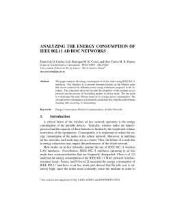analyzing the energy consumption of ieee 802.11 ad hoc networks