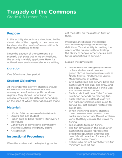 Tragedy of the Commons
