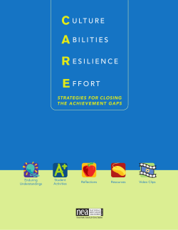 Strategies for Closing the Achievement Gaps
