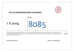 8and30report - 8085 Projects