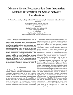 Distance Matrix Reconstruction from Incomplete Distance
