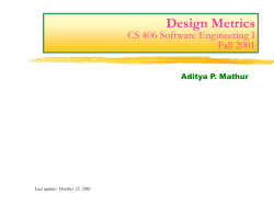 Design (Metrics)