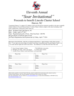 LCS Golf Fundraiser Player Form 2017 - Athletics