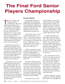 The Final Ford Senior Players Championship