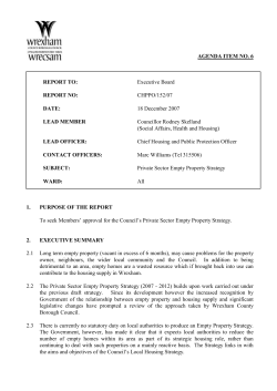 Copy herewith - Wrexham County Borough Council