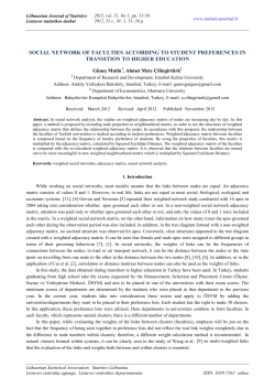 this PDF file - Lithuanian Journal of Statistics