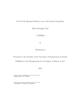 Proof of the Hartman-Wintner Law of the Iterated