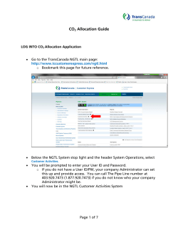 CO2 Allocation Guide
