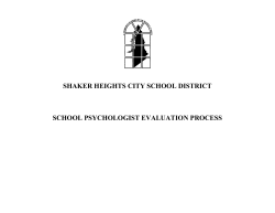 school psychologist improvement plan- evaluation