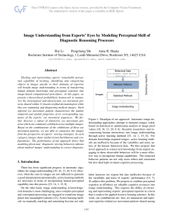 Image Understanding from Experts` Eyes by Modeling Perceptual