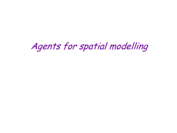 Agent-Based Models - Department of Geography, Cambridge