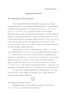 SUPPLEMENTAL 1 Supplemental Material The Monotonicity of