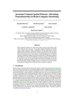 Invariant Common Spatial Patterns