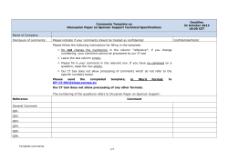 Template for comments - eiopa