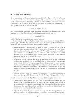 8 Decision theory