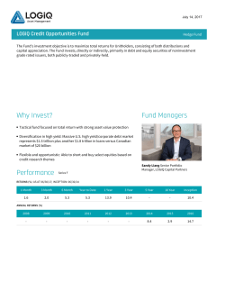 LOGiQ Fund - LOGiQ Asset Management