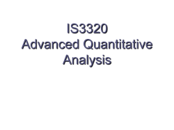 IS2110 Management Information Systems