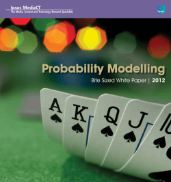 Probability Modelling