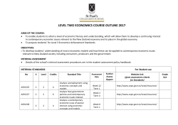 Economics L2 File - iLearn - St Paul`s Collegiate School