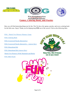 Just For Fun Games, Coloring Book, and Puzzles