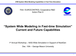 ATM System Wide Modeling Capabilities in Fast