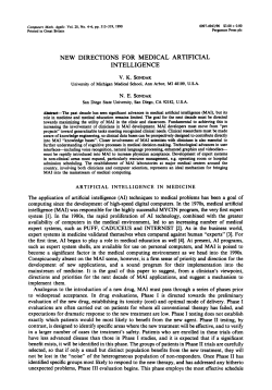 (AI) techniques to medical problem - Deep Blue