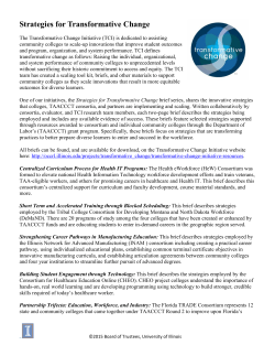 Strategies for Transformative Change