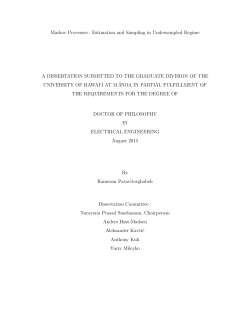 Markov Processes - Ramezan Paravi Torghabeh