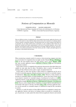 Notions of Computation as Monoids