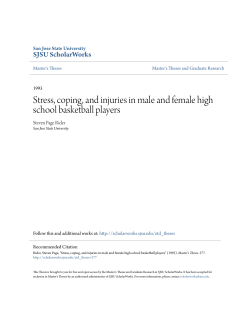 Stress, coping, and injuries in male and female high school