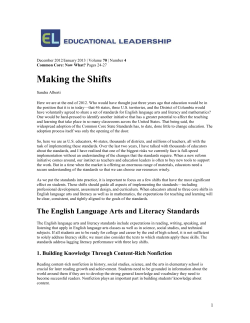 The shift to building knowledge from content