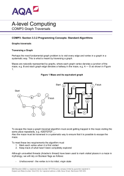 A-level Computing Teacher guide Unit guide: COMP3 - Graph