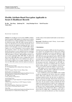 Flexible Attribute-Based Encryption Applicable to