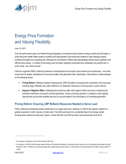 Energy Price Formation and Valuing FlexibilityPDF