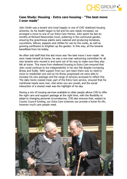 Extra care housing - "The best move I ever made"