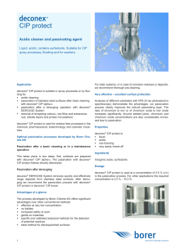 CIP protect - Borer Chemie AG