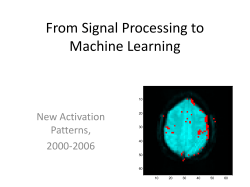 From Signal Processing to Machine Learning