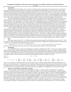 Evaluating the Probability an NBA Player Increases the Chance of