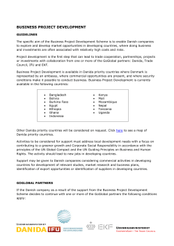 Danida Business Finance
