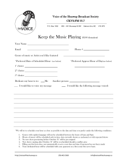 Keep the Music Playing ($100 donation)