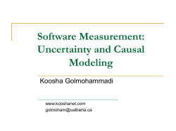 Software Measurement and Uncertainty
