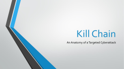 Anatomy of a Targeted Attack (KillChain From
