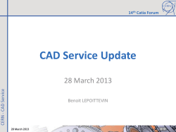 14 th Catia Forum