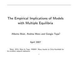 The Empirical Content of Models with Multiple Equilibria