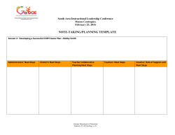 Developing a Successful Game Plan Template