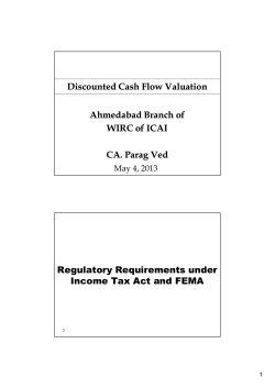 Discounted Cash Flow Valuation Ahmedabad
