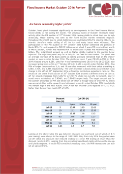Fixed Income Market October 2016 Review